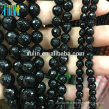 Natural Ágata Facetada 4 MM 6 MM 8 MM 10 MM Gemstone Indian Stone Beads Para Fazer Jóias